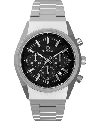 New Timex Q TW2Y34800 Falcon Eye Black Watch