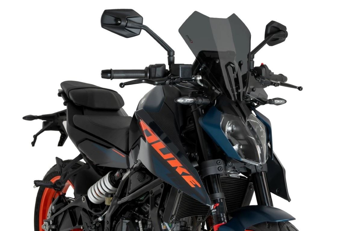 Puig Dark Smoke New Generation Touring Screen KTM 125 Duke 2024-2025