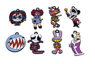 TADC ノワールジャックス ペンダント The Amazing Digital Circus TADC 8pc Enamel Pendant Charm Set Jax