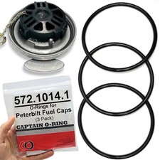572.1014.1, 57210141 Gasket Seal O-Rings for Peterbilt Diesel Fuel Caps (3 Pack)