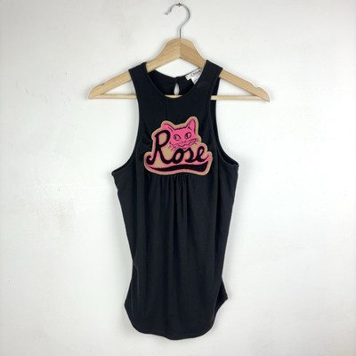 01AW Chloe by Stella McCartney タンクトップ Chloe Vintage Y2K Tank Top Cat Rose Patch Vest Stella McCartney