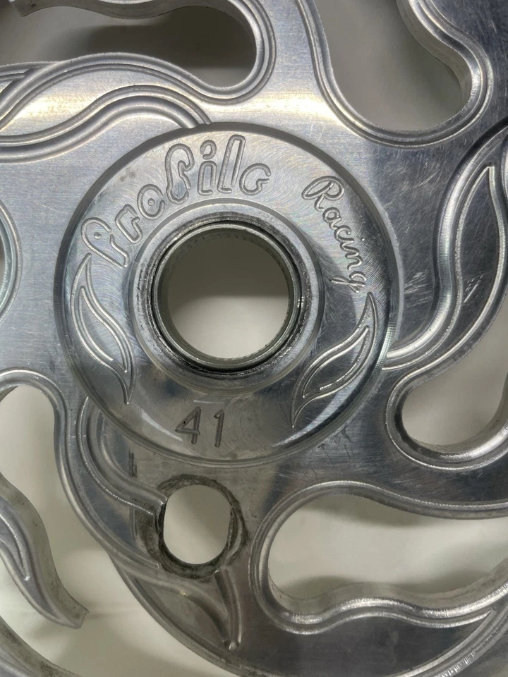 Vintage Profile BMX Racing Inferno Sprocket 41 Tooth Fireball  Silver GT Redline - Image 2 of 3