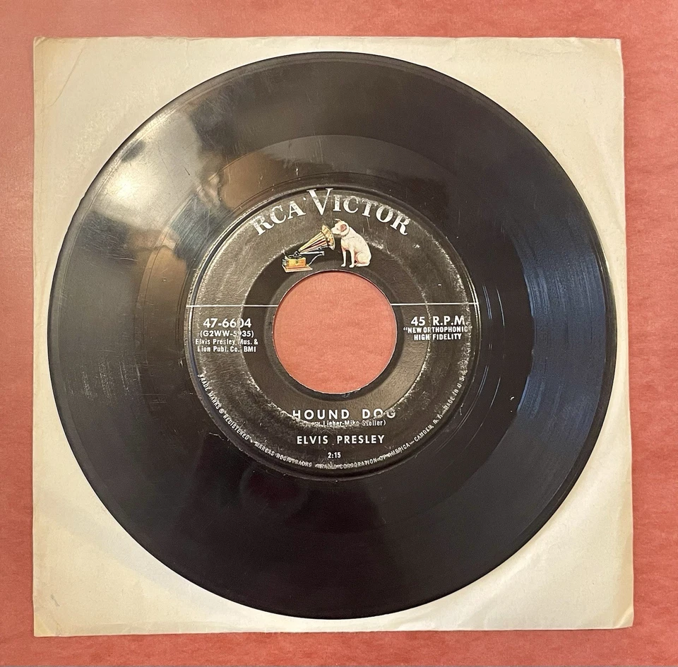 Vintage 1950s-70s 45RPM  Record Lot RCA Victor Sun Capitol Elvis James Brown - Image 3 of 4