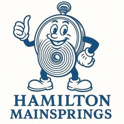 SB7: HAMILTON Pocket Watch Mainspring NOS - Any Size Only $12.95 - Fast Ship 