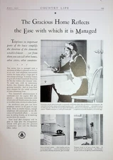 Original 1930 Vintage Recorder Ad: Ft. Bell System, Telephone important Parts