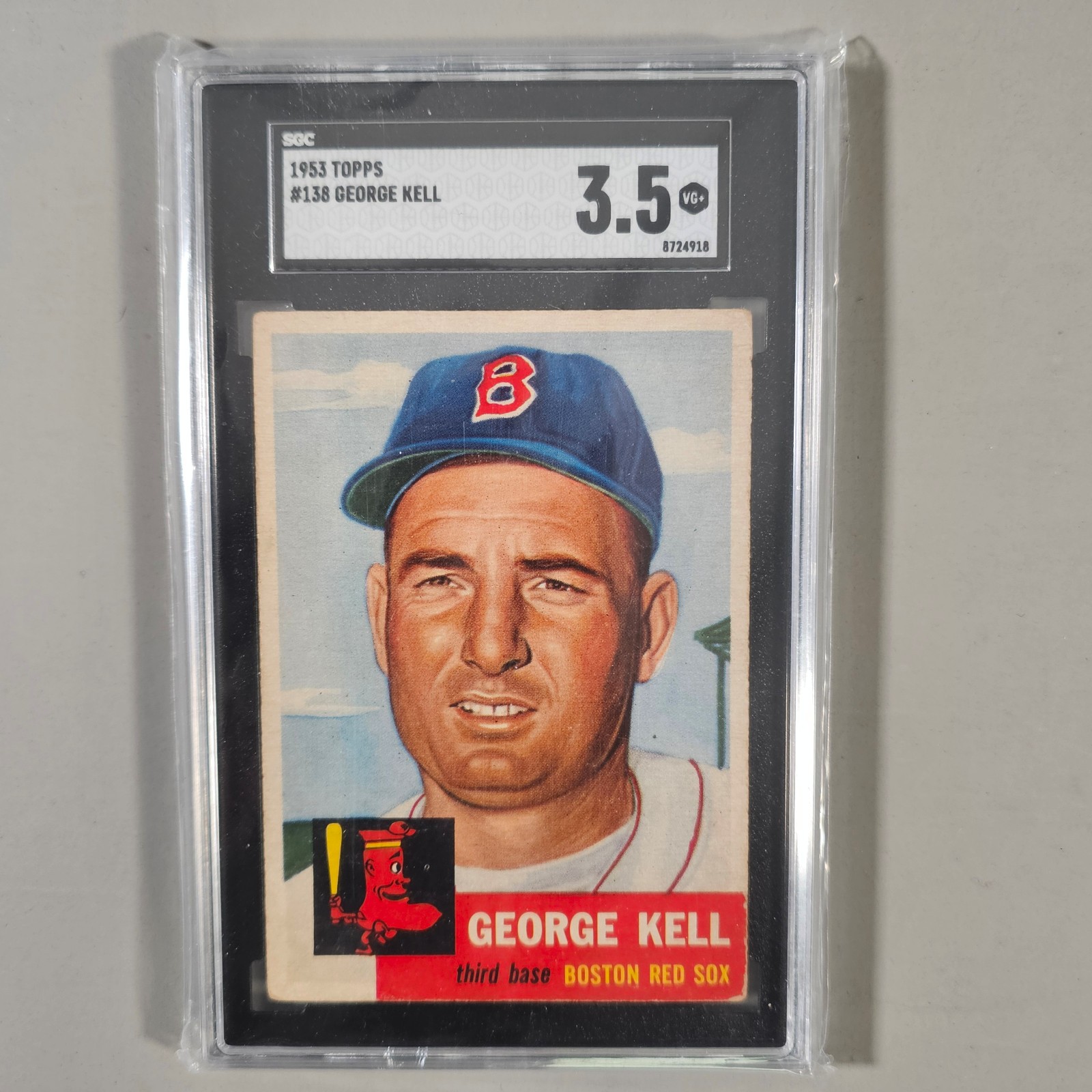 1953 Topps Baseball #138 George Kell (HOF) SGC 3.5 VG+