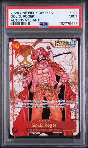 Gol.D.Roger (Alternate Art) graded PSA 9 for sale on eBay