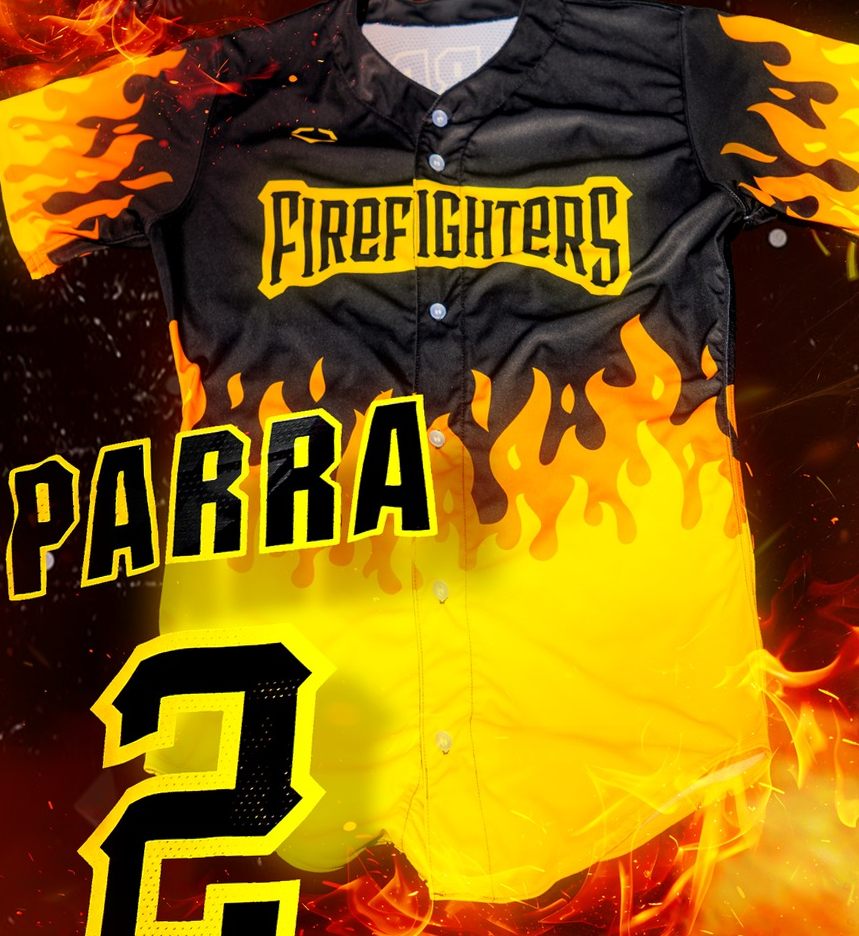 The Firefighters NUMBER 2 baseball jersey All sizes JJ6306