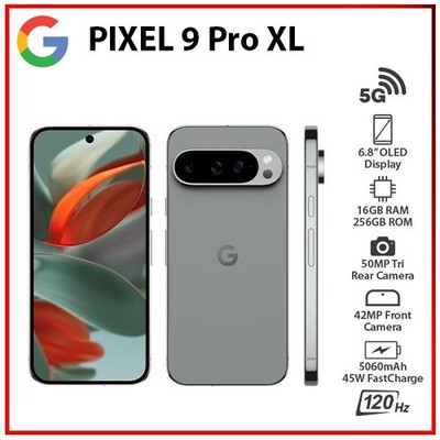 NEW Google Pixel 9 Pro XL 16GB+256GB HAZEL Unlocked Android Mobile Phone
