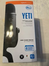 Logitech for Creators Blue Yeti USB Microphone, Brand New! Factory Sealed