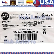 NEW Allen Bradley 1585J-M8HBJM-4 Ethernet Patchcord AB