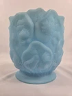 FENTON LIGHT BLUE SATIN VASE VINTAGE GREAT CONDITION