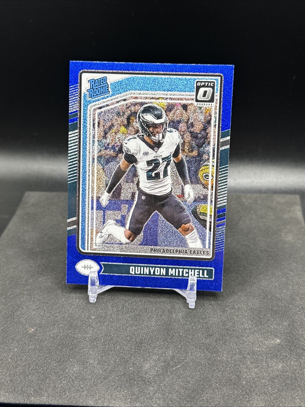 2024 Panini Donruss Optic - Rated Rookie Quinyon Mitchell #282 Blue Glitter SSP