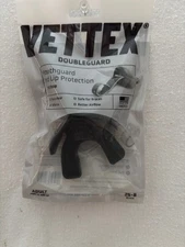 VETTEX DOUBLE GUARD MOUTHGUARD AND LIP PROTECTION WITH STRAP NEW SEALED