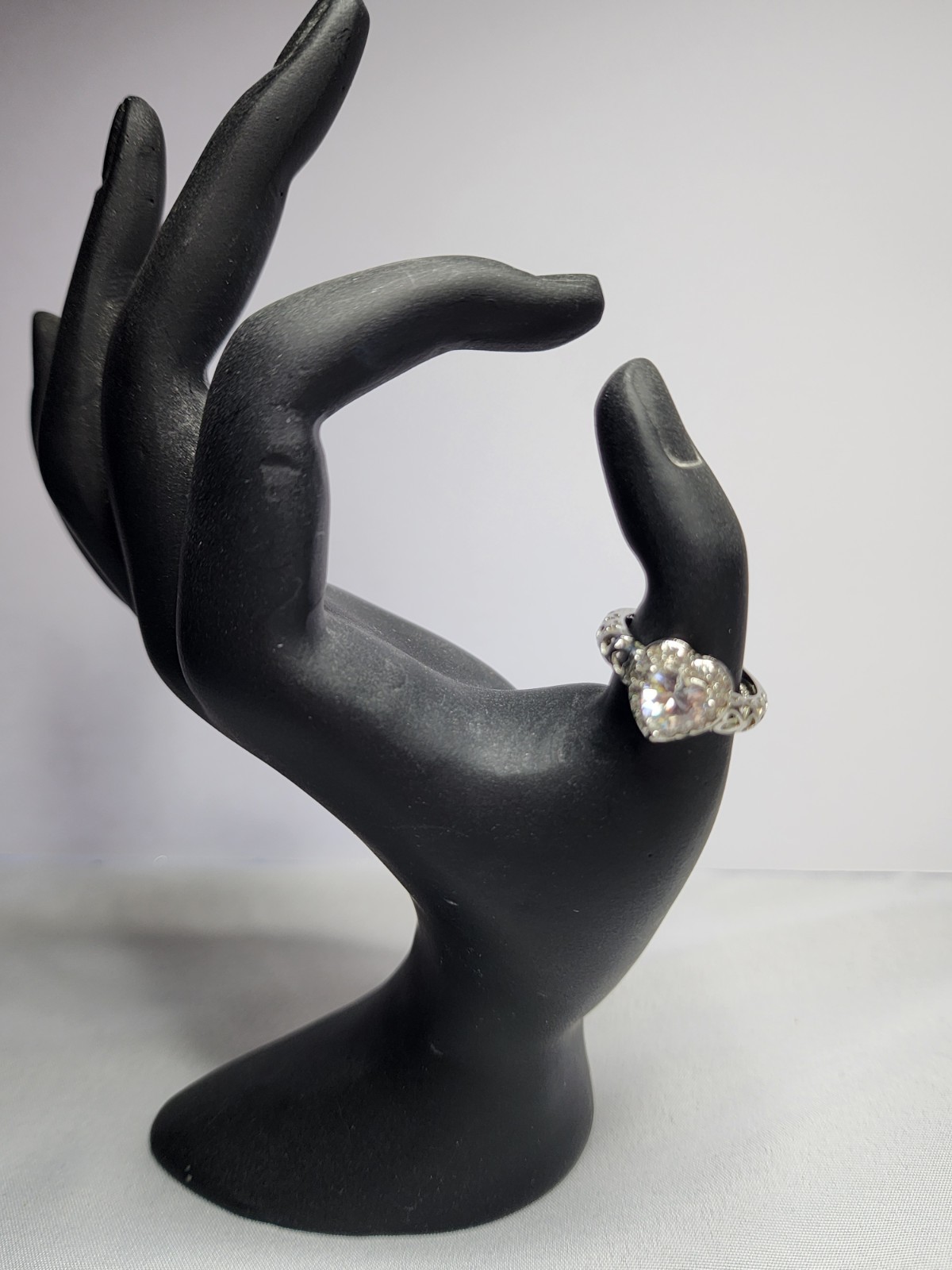 Gold Filled 10krgp Heart Statement Ring Cocktail … - image 2