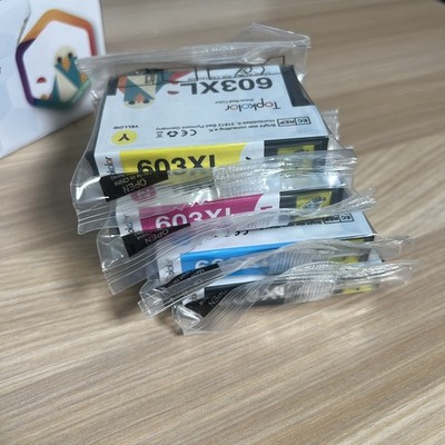 Topkolor Show Real Colour 603XL Farbe und Schwarz Tintenpatronen 4er Pack