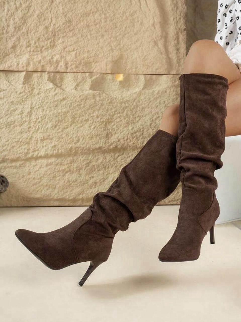 Brown Knee High Boots