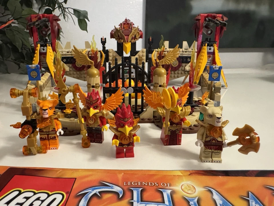 Lego Legends Of Chima Flying Phoenix Fire Temple 70146 & 70221 98% Complete - Image 4 of 4