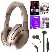 JBL Tour One M3 Wireless Headphones - Latte + T110 In Ear Headphones + Software