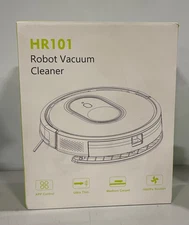 HR101 Robot Vacuum Cleaner Black App Control
