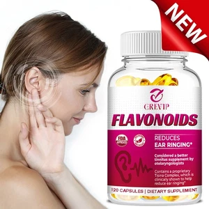 Capsules de flavonoïdes 1000mg -Tinnitus Relief Formula, support auditif, santé de l'oreille