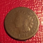 1875 INDIAN HEAD CENT   I-78 FREE SHIPPING