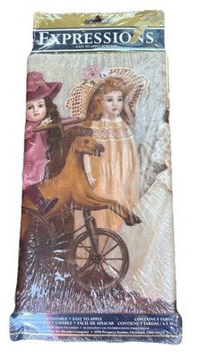 Vintage Expressions Waller Paper Borders Antique Doll Pattern 5yds #SB10103B NOS
