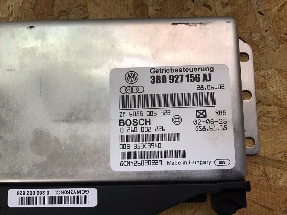 Módulo de transmisión OEM 2003-2004 Audi A6 Volkswagen Passat 2.8 TCM 3B0927156AJ Foto 2 de 2