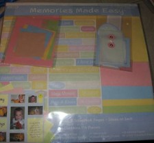 Colorbok Memories Made Easy PASTEL Scrap Kit So Useful Awesome  Quick Ship