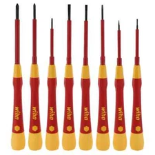 Wiha Tools 32088 8 Piece Insulated PicoFinish Precision Screwdriver Set