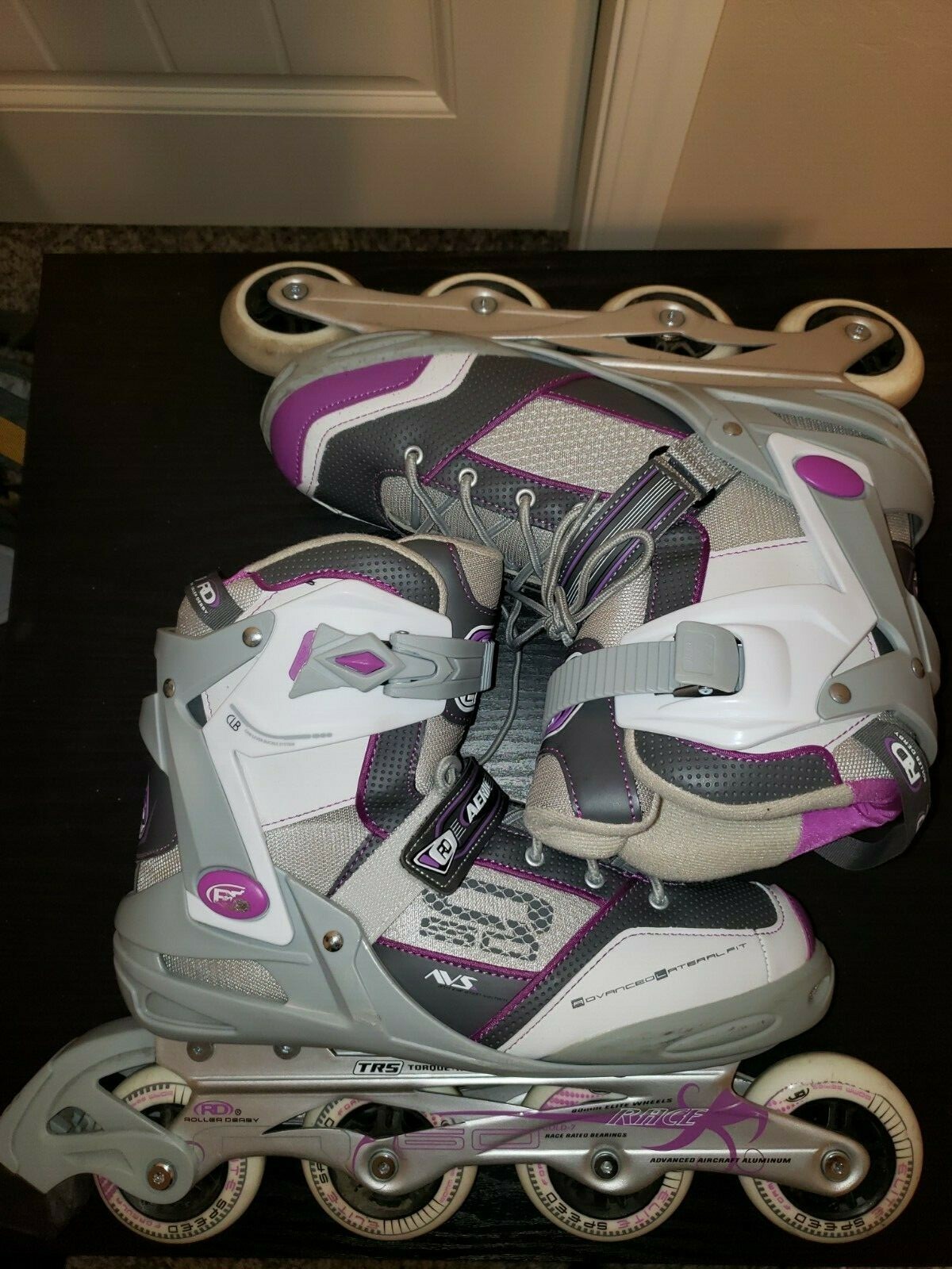 Roller Derby Aerio Elite Series Q60 Inline Skates Preowned Wmn Sz10