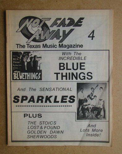 Nicht verblassen. The Texas Music Magazine. #4. 1985. Bluethings, Sparkles usw