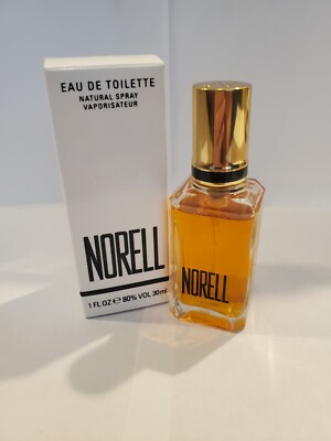 Norell by Five Star Fragrance 1 oz EDT Spray 80% Volume~Vintage~New/open box~