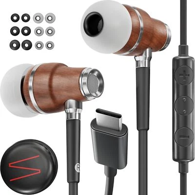 Symphonized USB-C Earphones for iPhone 15, Android Phones, MacBook [Open Box]