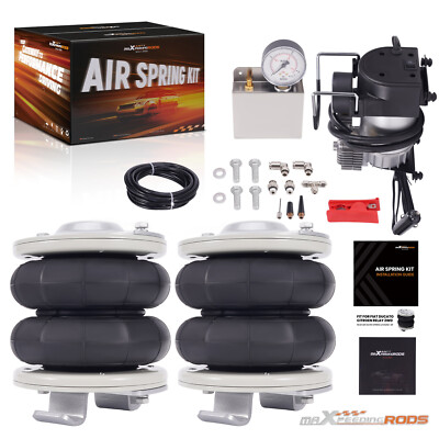 2x Luftfederung Hinten + 12V Kompressor Kit for Fiat Ducato 1994-2024 4000KG