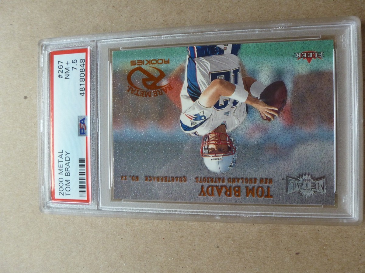 tom brady rare metal rookie card 2000 Fleer Metal - Rare Metal Rookies Tom Brady #267 (RC) for sale online