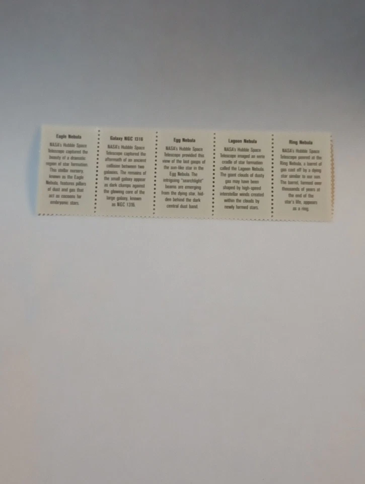 33 CENT MINT NH OG EDWIN POWELL HUBBLE 5 STAMP STRIP FV 1.65 CV 7.75 - Image 4 of 4