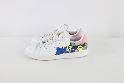 花 #32　(size16x21) Adidas Womens Flower Stan Smith Sneakers Originals Green