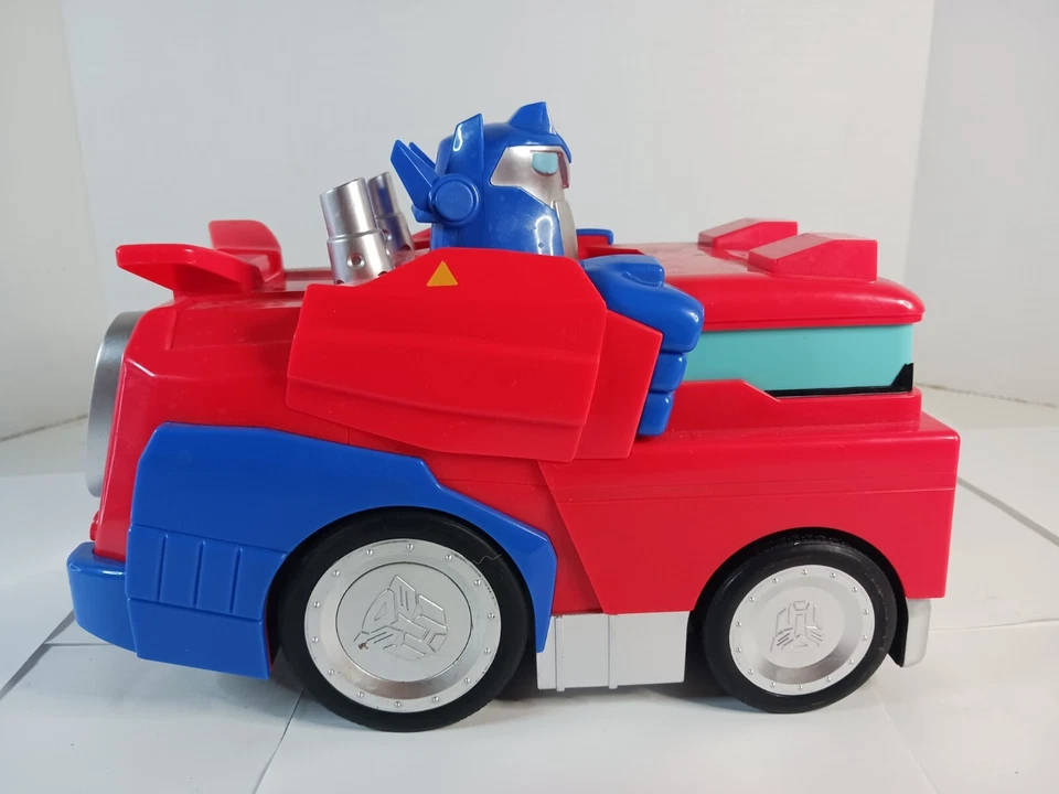 Transformers Rescue Bots Optimus Prime Remote Control Truck *OPEN BOX NO REMOTE* - Image 4 of 4