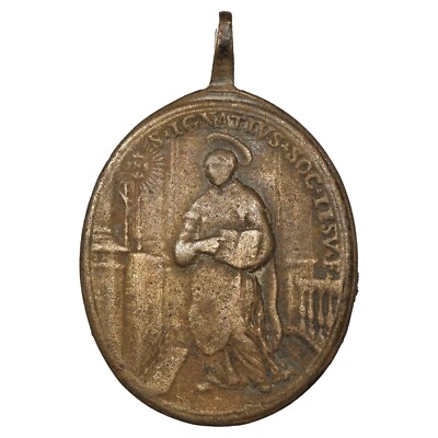 RARE MÉDAILLE RELIGIEUSE Ancienne XVIIeme siècle grosse médaille EUR