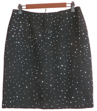 SK18133- ANN TAYLOR Women's Wool Heavyweight Straight Pencil Skirt Multi Size 8P
