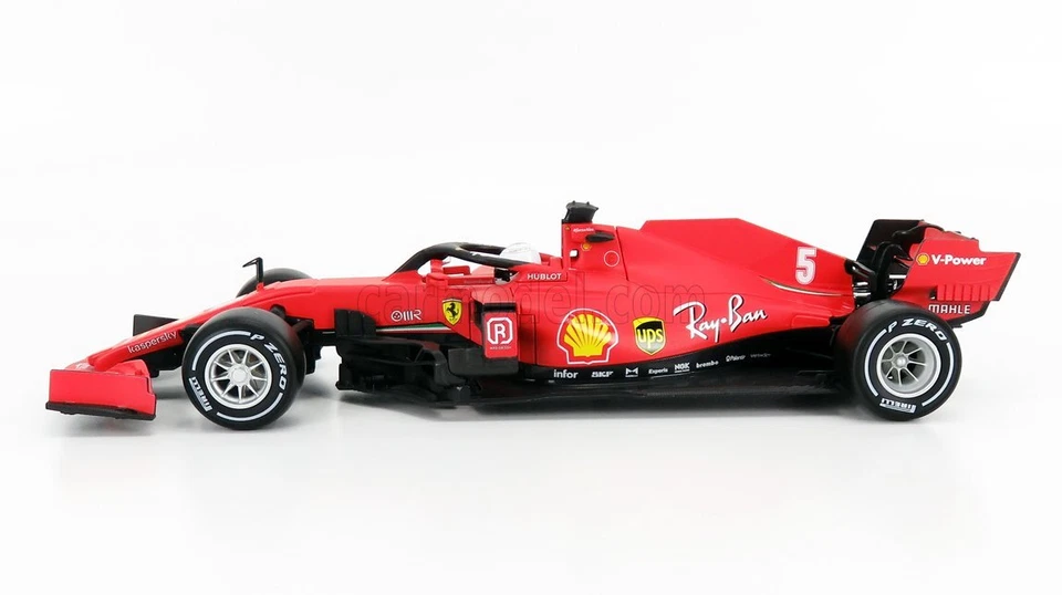 MODELLINO AUTO STATICO DIECAST FERRARI F1 SF1000 N.5 VETTEL 2020 SCALA 1:18 - Immagine 3 di 4