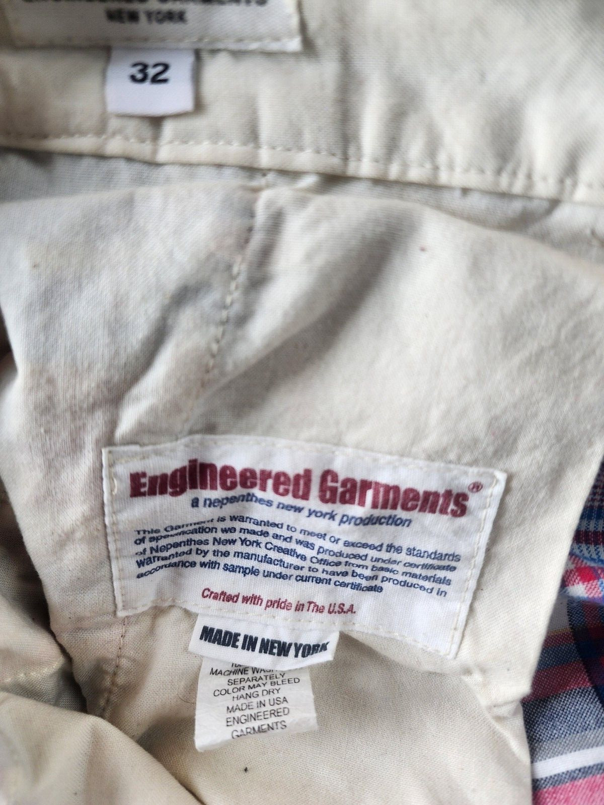 Engineering Garments short multicolor men size 32… - image 2