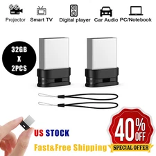 2 Pack USB Flash Drive Thumb Mini U Disk 32GB Memory Stick Pen PC Laptop Storage