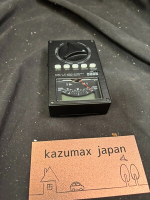 Korg GT-120 Analog Needle Tuner Vintage Guitar Bass Chromatic Tested Working