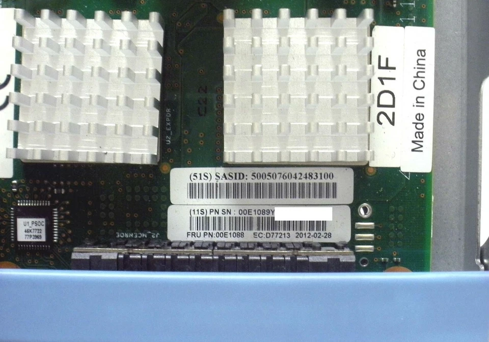 IBM 00E1089 Backplane Interposer Card 8231-E1C - Image 3 of 4