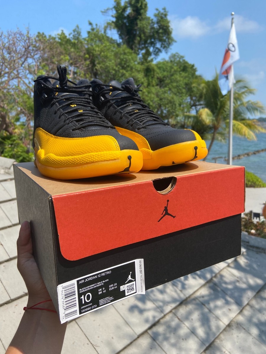 Size 10 - Jordan 12 Retro University Gold 2020 DEADSTOCK Original