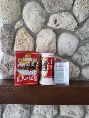 Budweiser 2024 45th Limited Edition Clydesdales Holiday Stein