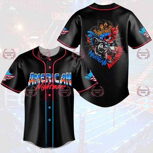 Personalized! Flag Cody Rhodes American Nightmare Baseball Jersey 2023