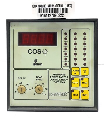 Syntron 1143 Automatic Power Factor Control Relay